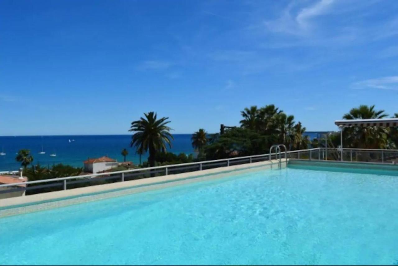 Apt Golfe Juan - 5Min Des Plages - Parking Privee - Piscine Rooftop Vallauris Luaran gambar