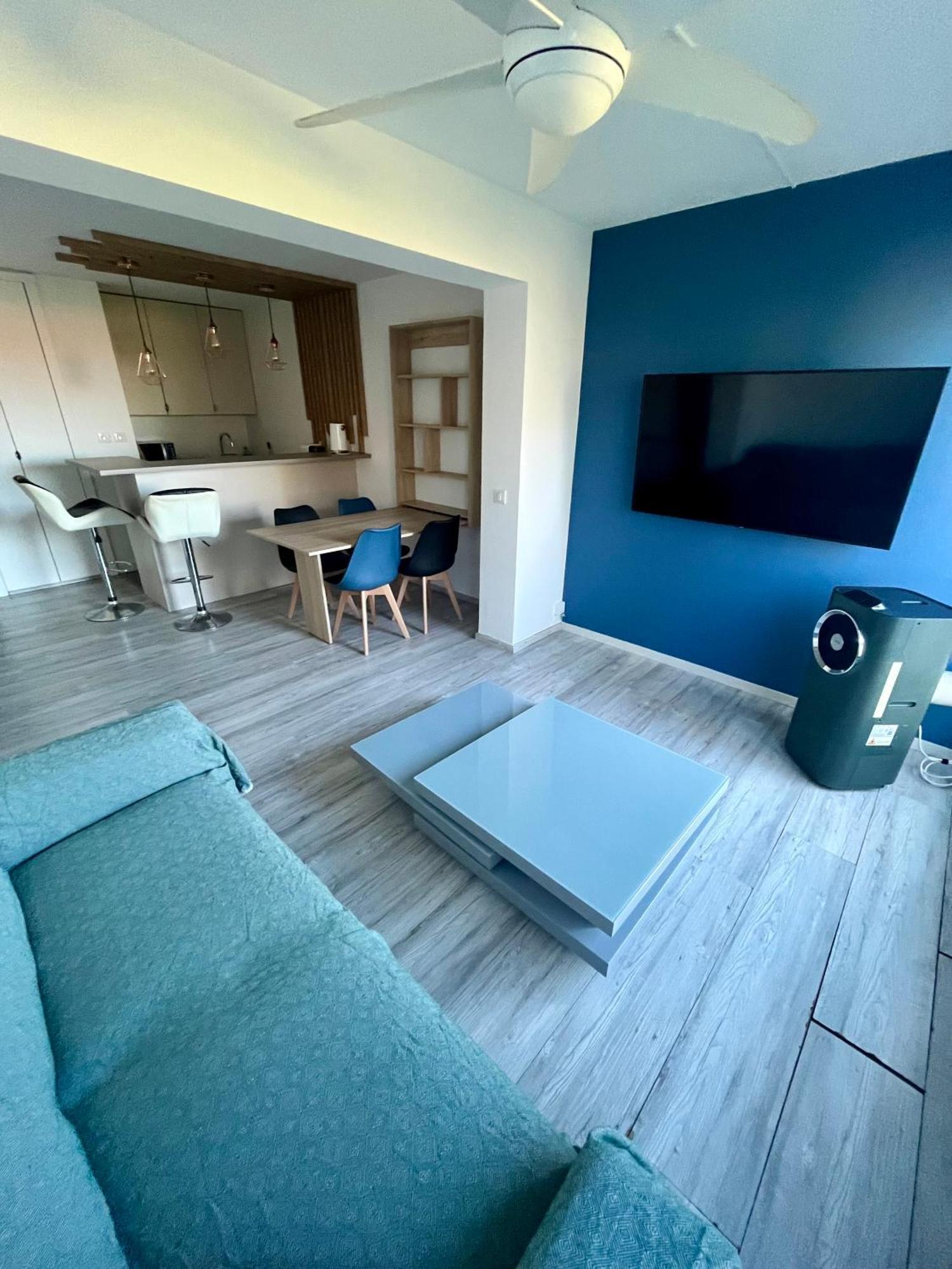 Apt Golfe Juan - 5Min Des Plages - Parking Privee - Piscine Rooftop Vallauris Luaran gambar