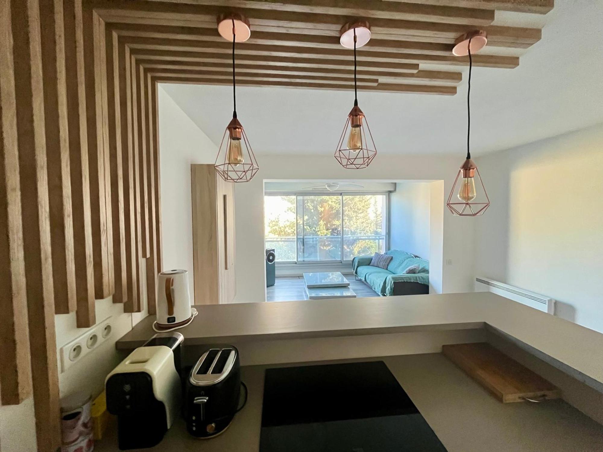 Apt Golfe Juan - 5Min Des Plages - Parking Privee - Piscine Rooftop Vallauris Luaran gambar