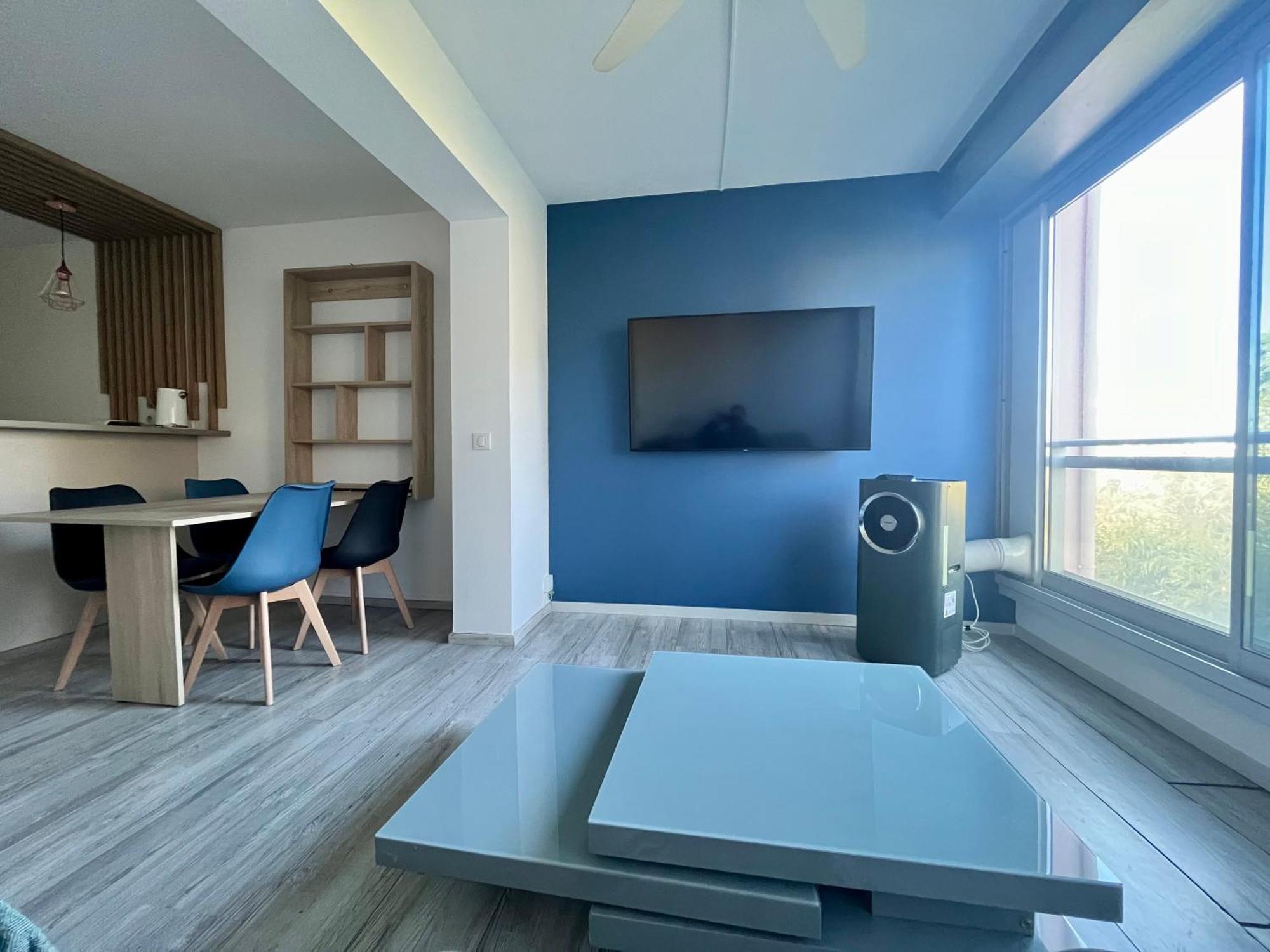 Apt Golfe Juan - 5Min Des Plages - Parking Privee - Piscine Rooftop Vallauris Luaran gambar